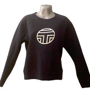 Tory Sport Blue Sweatshirt with Gold Logo